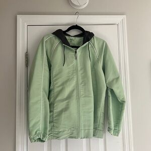 Green Hooded Jacket
